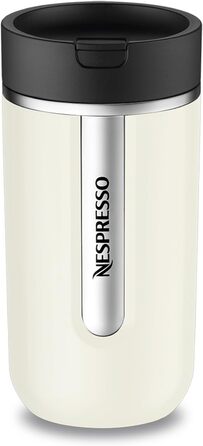 Термокружка Nespresso Travel Mug Small Sage Green 300 мл - Зелений салат, з кришкою, з нержавіючої сталі, для кави, чаю, матча