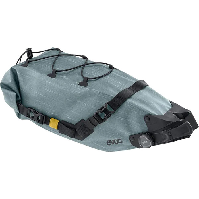 Велосипедна сідельна сумка EVOC SEAT PACK BOA WP 16 л, водонепроникна, сталева, з компресійними ременями та багатофункціональними кріпленнями