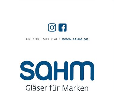 Набір келихів для червоного вина Sahm, 580 мл, 6 шт, міцне скло, підходить для посудомийної машини