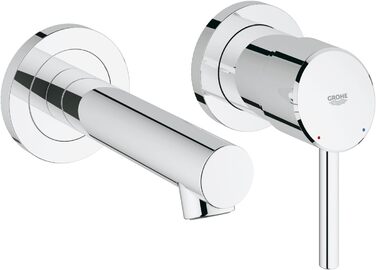 Змішувач для раковини GROHE Concetto одноручкий, з QuickFix, хромований (23739002) - для накладних раковин, винос 147 мм