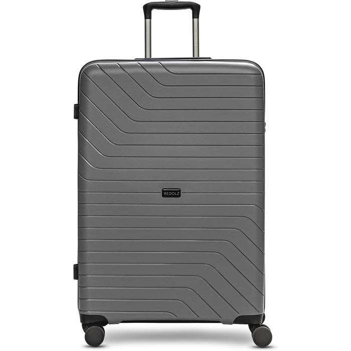 Комплект валіз REDOLZ Essentials 05, 3 шт, поліпропілен, легкий, з 4 подвійними колесами та TSA-замком, для жінок і чоловіків, колір Stone