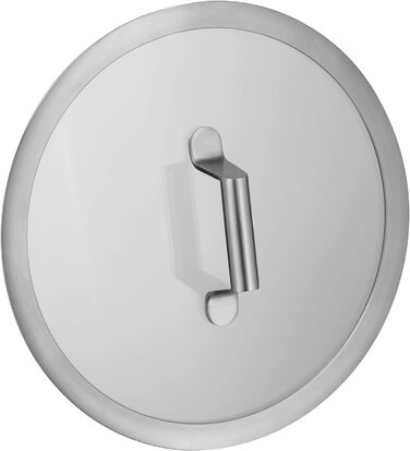 Каструля WMF Comfort Line 1,4 л з кришкою, 16 см, маленька каструля для молока, індукція, матова нержавіюча сталь Cromargan, з мірною шкалою, штабельована, без покриття