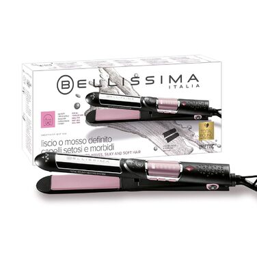 Керамічний випрямляч для волосся Bellissima Creativity B27 100, для випрямлення та створення хвиль, керамічне покриття