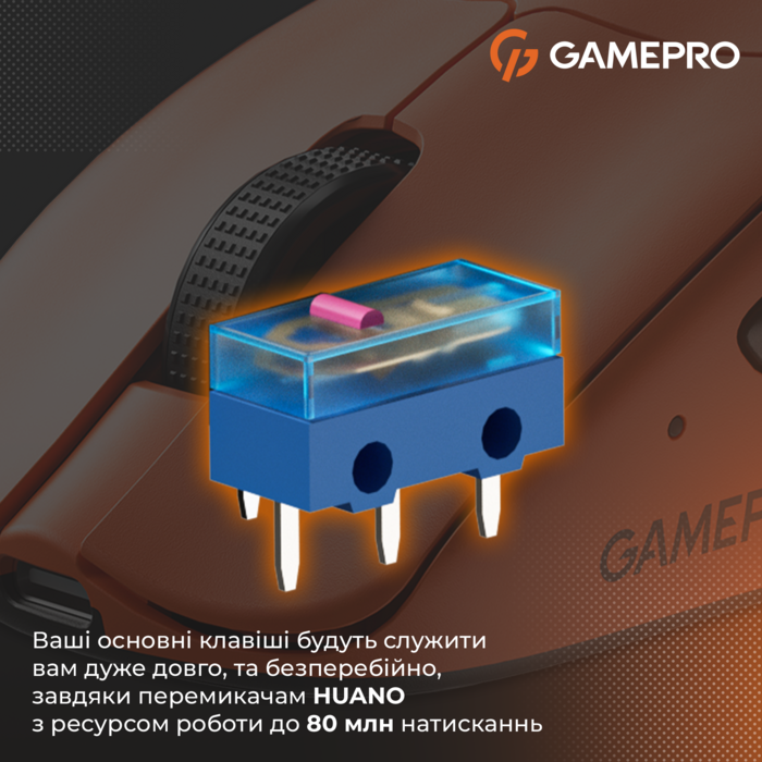 Бездротова миша GamePro Genesis Avenger (GM096O)