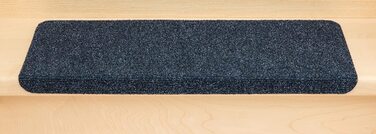 Комплект килимків на сходи Kettelservice-Metzker Ramon, прямокутні, 65x24x3,5 см, сині, 12 штук