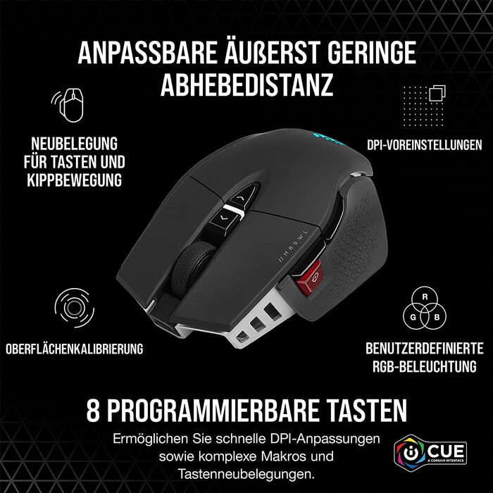 Ігрова дротова миша Corsair Tunable FPS Gaming Mouse для шутерів