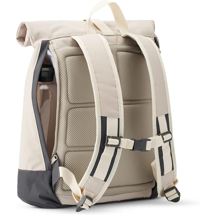 Рюкзак LARKSON Rolltop ALVA для жінок і чоловіків, водостійкий, для ноутбука, університету, бізнесу і подорожей, з переробленого PET, колір пісочний