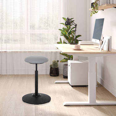Табурет / допоміжний засіб для стояння BALANCE SIT тканина сіра hjh OFFICE