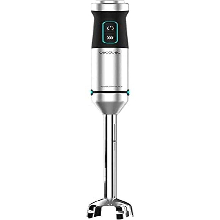 Блендер Cecotec Stabmixer Power TitanBlack 1500 XL Cream - 1500 Вт, CrossBlades, XL-фут, захист від бризок, 8 аксесуарів