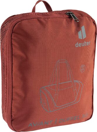 Дорожня спортивна сумка Deuter AViANT Duffel 50 л, червоно-синя