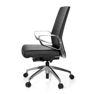Офісне крісло PROVIDER зі штучної шкіри чорний hjh OFFICE