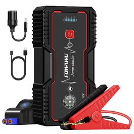 Бустер для автомобіля FOWAWU 2500A 22800mAh: пусковий пристрій для авто з бензиновим двигуном до 8л та дизельним до 6.5л
