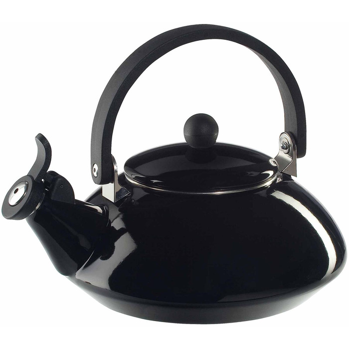 Емальований чайник Le Creuset Zen, сталь, 1.6 л, чорний глянцевий
