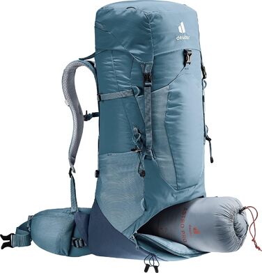 Рюкзак для трекінгу Deuter Aircontact Lite 40+10 л, легкий, атлантик-інк, однотонний