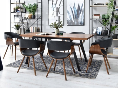 Стілець Mebel-Partner, штучна шкіра, чорний, 1 шт.