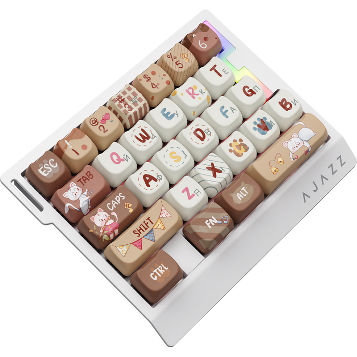 Дротова магнітна клавіатура Ajazz AK029 Meow Magnetic Switch (AK029-M-Y)