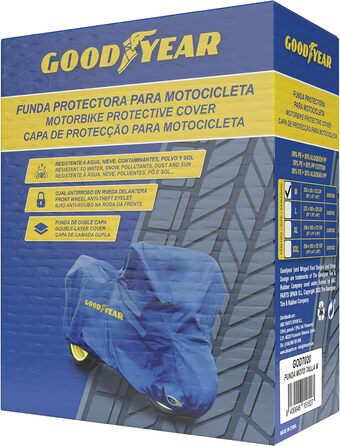 Чохол для мотоцикла Goodyear, розмір M, водонепроникний захист