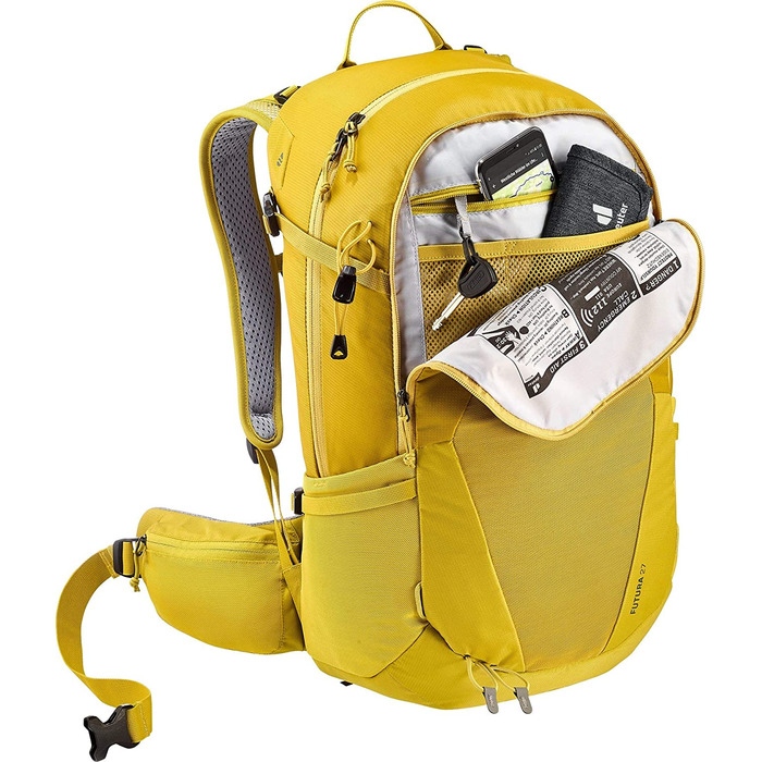 Рюкзак туристичний Deuter Futura 27 л, жовто-зелений