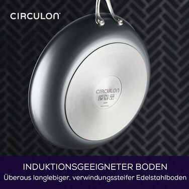 Набір посуду Circulon Scratch Defense 5 предметів для індукційних плит, антипригарне покриття, сірий графіт