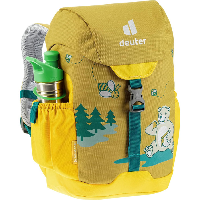 Дитячий рюкзак Deuter Schmusebär 8 л, жовтий, для школи та прогулянок