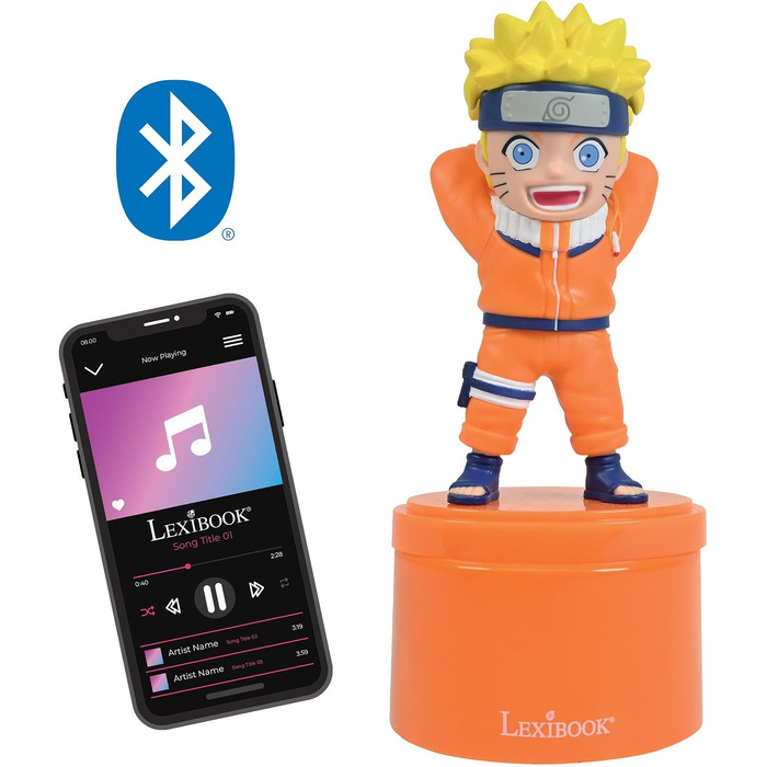 Дитячий Bluetooth-нічник Lexibook Stitch & Angel, рожевий, з динаміком та підсвіткою, NS02D1