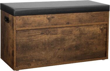 Лавка для взуття VASAGLE з м'якою оббивкою, 3 відкритих відділення