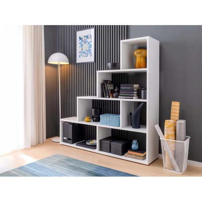Стелаж Meble Wójcik Zak 148 x 148 x 32,5 см, білий