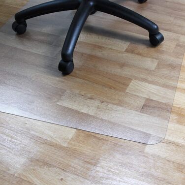 Захисний килимок Floortex Valuemat з безфталатного вінілу для твердих підлог, 120x150 см, прозорий, прямокутний