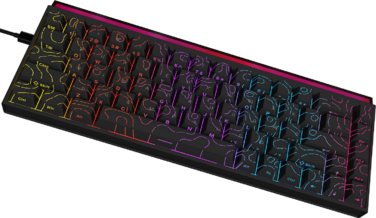 Дротова механічна клавіатура Ajazz NK68 Red switches Side Contour Black (NK68-R-S-B)