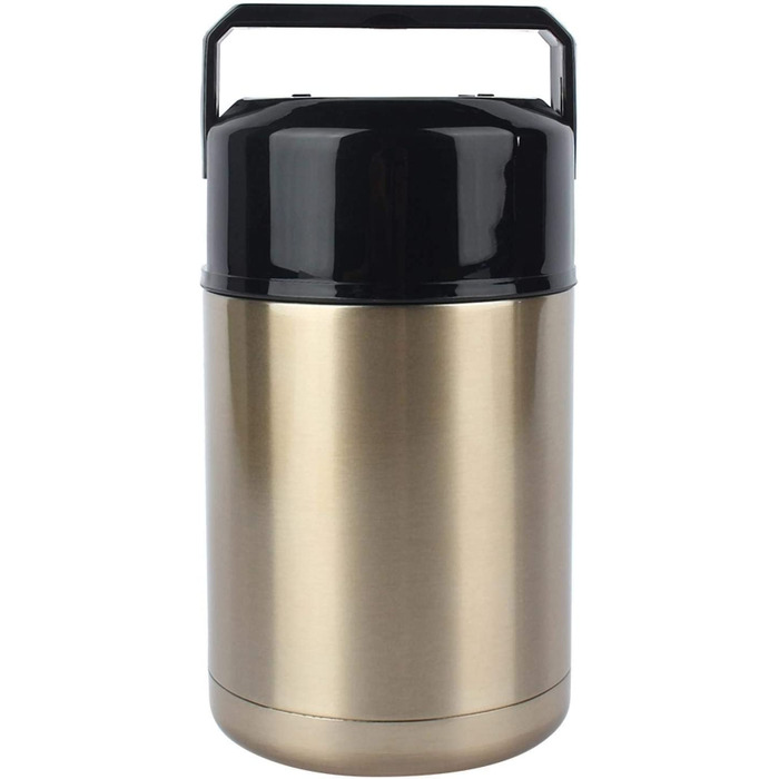 Термоконтейнер для їжі 1000 мл, харчовий термос з нержавіючої сталі, ізольований ланч-бокс з кришкою для школи та офісу