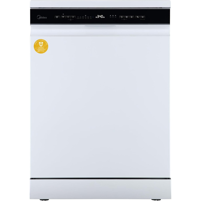 Посудомийна машина Midea SF 3.45N PRO: 9 комплектів, Inox, Wi-Fi, 5 програм, 47 dB, таймер завантаження