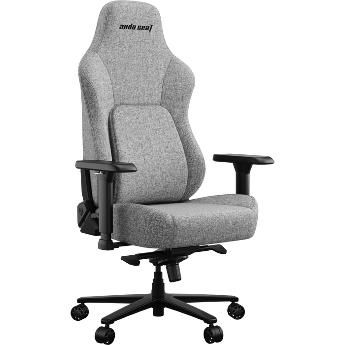 Крісло геймерське ігрове Anda Seat Phantom 4 Pro L до 100 кг Gray Fabric (AD18YSDC-72-G-F-G02)