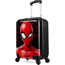 Дитячий дорожній чемодан Marvel Spiderman на 4 колесах, 49×33×22 см, з висувною ручкою та відділенням на блискавці, для хлопчиків і дівчаток