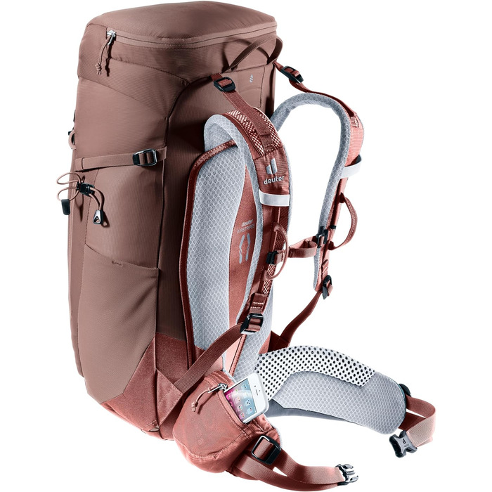 Жіночий туристичний рюкзак Deuter Trail 28 SL, 28 л, фіолетовий (Raisin-caspia), для альпінізму та походів, модель 2024