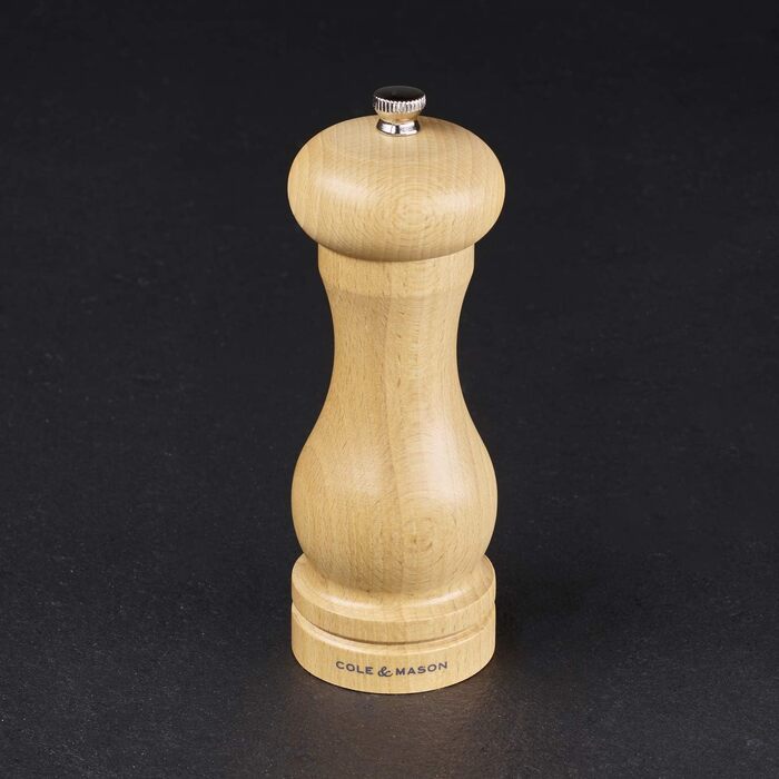 Перцемолка Cole & Mason HA0624P Beech Capstan Precision+, натуральний бук, 165 мм