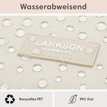 Жіночий рюкзак LARKSON Ronja 10л, бежевий, міський, водостійкий, з відділенням для ноутбука, еко-матеріал