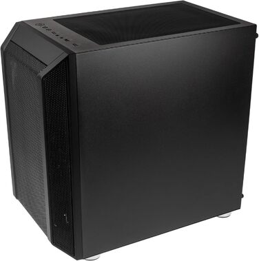 Корпус для ПК KOLINK Citadel Mesh RGB Micro-ATX, скляна панель, чорний, прозоре бічне вікно, компактний корпус для комп'ютера
