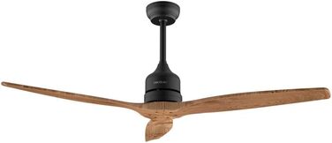 Вентилятор стельовий Cecotec EnergySilence Aero 5270 DarkWood DC 40W 132 см з пультом, таймером, 6 швидкостей, для літа/зими, регульована висота