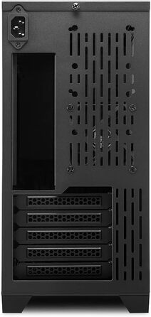 Корпус для ПК Sharkoon MS-Y1000 Black Micro-ATX, чорний, для ігрових та офісних комп'ютерів
