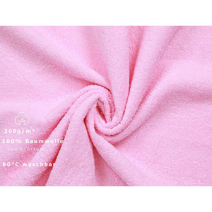 Набір рушників Betz Palermo 6 шт 70x140 см 100% бавовна рожеві для душу та ванної