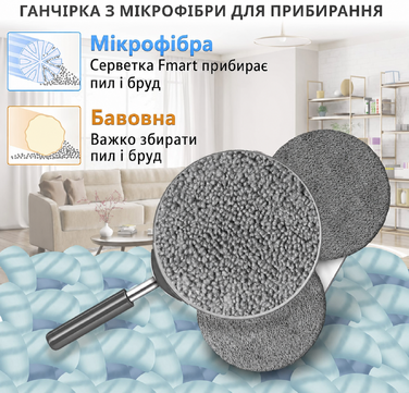Робот для миття вікон Fmart T10 з автоматичним двостороннім розпиленням, інтелектуальною навігацією, трьома рівнями захисту, дистанційним керуванням, для всіх гладких поверхонь, у комплекті 10 серветок