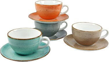 Набір посуду CreaTable Vintage Nature, капучино, 8 предметів, 200 мл