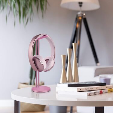 Підставка для навушників Geekria, сумісна з Sony WH-1000XM3/WH-1000XM4, ATH, AKG, Bose QC35/QC25/QC15, тримач для гарнітури, колір рожеве золото