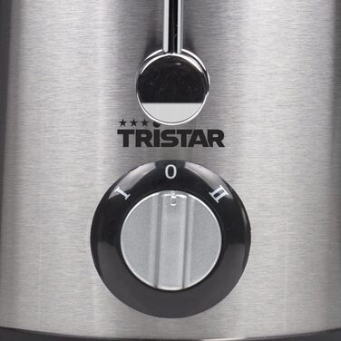 Соковижималка Tristar SC-2284 з нержавіючої сталі, система захисту від капання, металік