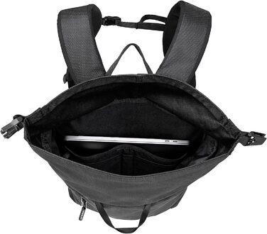 Рюкзак Jack Wolfskin HELSINKI ROLLTOP Ultra Black, міський, водостійкий