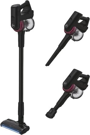 Акумуляторний пилосос Hoover 360° з LED, бездротовий для всіх типів підлоги, насадка Anti-Twist проти намотування волосся, 1200 POWERTIME, модель HF410H