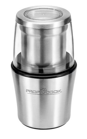 ProfiCook Kaffeeschlagwerk PC-KSW 1021 N: Електричний подрібнювач для кави та спецій, нержавіюча сталь, 200 Вт, імпульсний режим