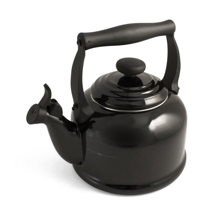 Емальований чайник Le Creuset Tradition, сталевий, 2.1 л, чорний глянцевий