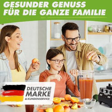 Потужний блендер NUTRI-BLENDER MAX 2000Вт для смузі, професійний стаціонарний міксер 2л Tritan, BPA-free, 9 швидкостей, цифровий таймер, з рецептурником
