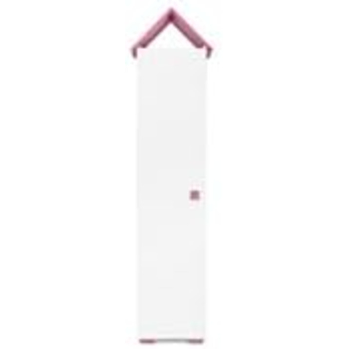 Дитяча шафа KONSIMO PABIS 190,5x47,5x46 см, будиночок, рожевий, книжкова полиця для дівчаток і хлопчиків
